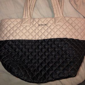 MZ Wallace medium metro mushroom black colorblock